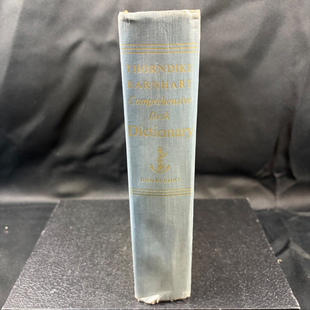 Thorndike Barnhart Comprehensive Desk Dictionary 1954 Doubleday Hardcover Book